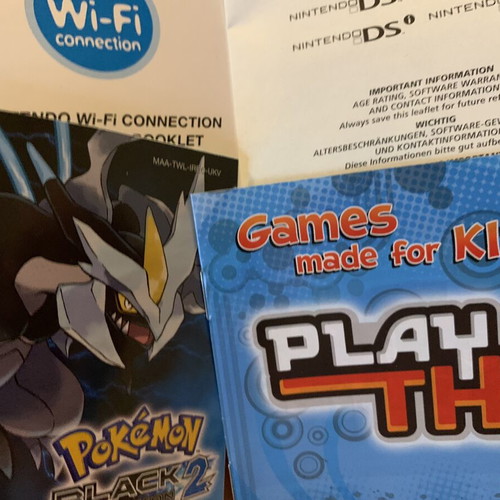 Pokemon Black Version 2 Nintendo DS game used, authentic