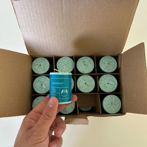 Oceanus scented candle set of 24