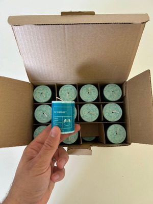 Oceanus scented candle set of 24
