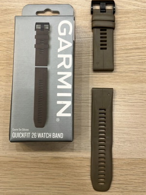 Garmin Quick Fit 26mm watch band Coyote Tan like new