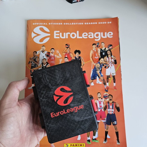 Euroleague 2026 Panini Sticker Case new, 3D printed