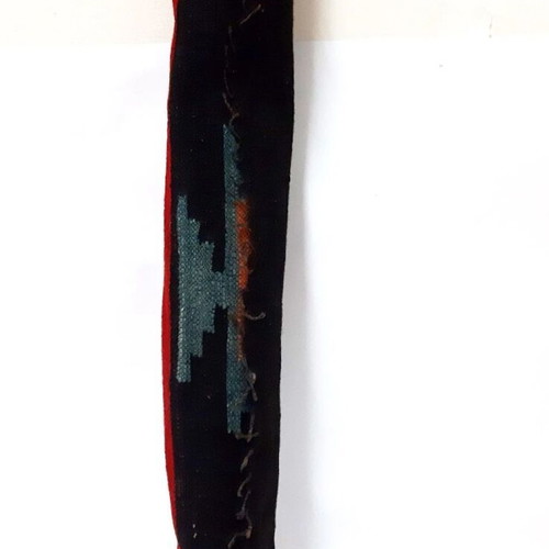 Vintage Bulgarian Chiprovtsi Wool Rug used, 206×71 cm