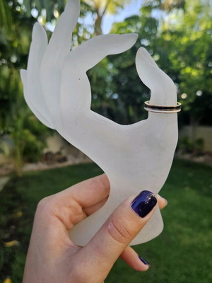 Thumb ring made of stainless steel like new