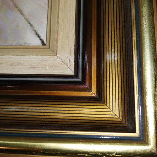 Nikos Papadopoulos painting "O Manavis" oil on canvas new