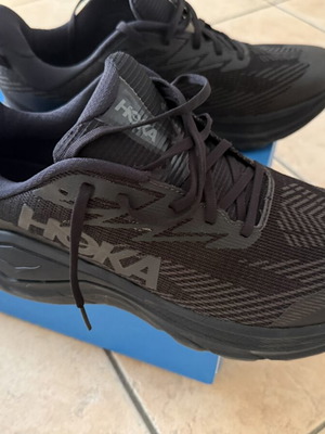Hoka Challenger 8 GTX athletic shoes like new, size 46.5, black
