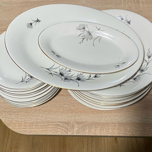 Porcelain service set like new, 24 pieces, Greek origin