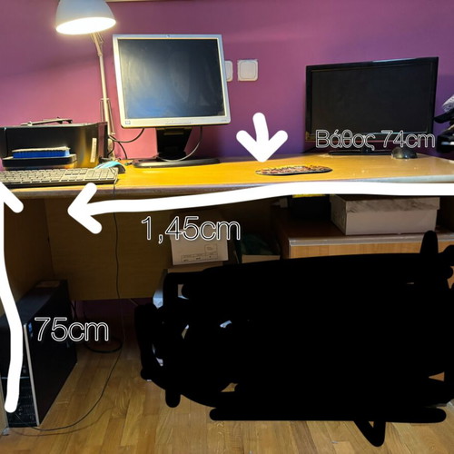 Desk large used from business closure