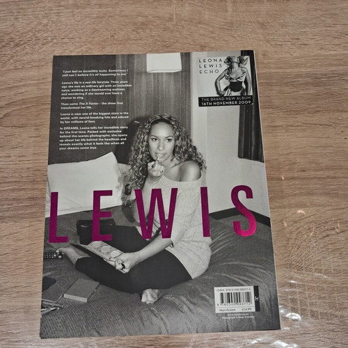 Leona Lewis Dreams biography coffee table book like new, English