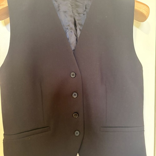 Zara vest like new, black, size M