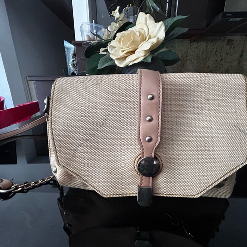 Elizabeth George crossbody bag beige used, summer style