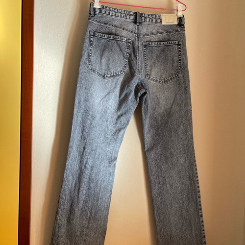 Stradivarius Jean pants D98 like new, high waist, black and grey