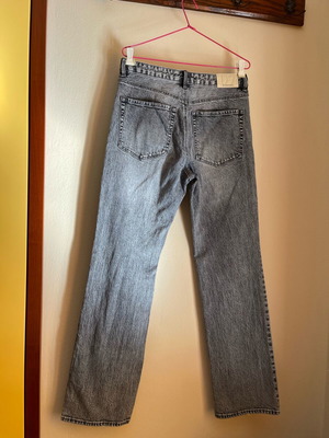 Stradivarius Jean pants D98 like new, high waist, black and grey