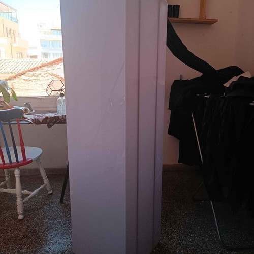 Floor lamp LED plexiglass used, white