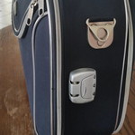 Travel case used with lock code system and multiple compartments