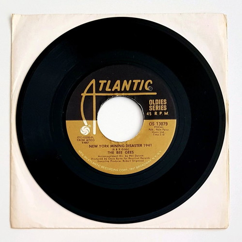 Bee Gees New York Mining Disaster 1941 45 R.P.M vinyl record like new