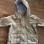 Thin jacket like new, beige, 3-6 months