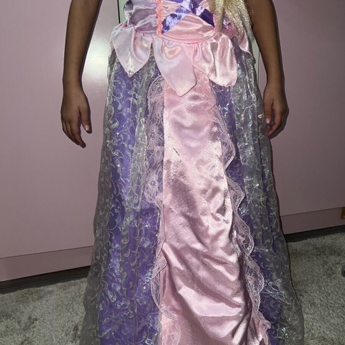 Στολή Rapunzel ν. 7-9 σαν καινούργιο με περούκα και στέμμα