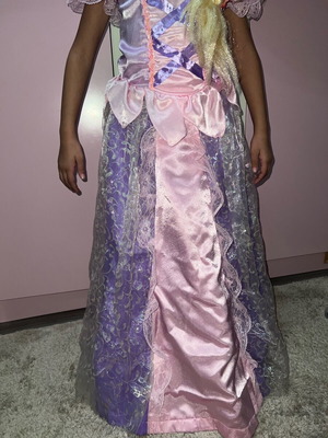 Στολή Rapunzel ν. 7-9 σαν καινούργιο με περούκα και στέμμα