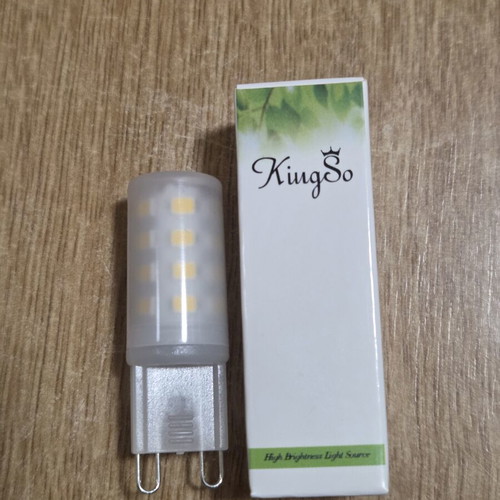 KingSo G9 LED bulbs new, pack of 24, 4W warm white