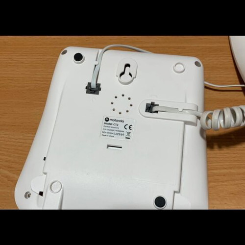 Motorola telephone model CT2 used with RJ11 splitter
