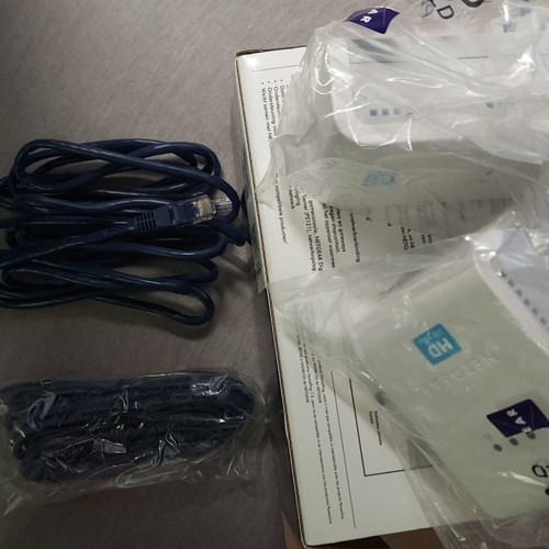 Netgear HDX101 Powerline HD Ethernet Adapter set of 2 used