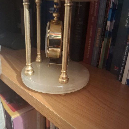 Vintage Europa mechanical analog table clock like new