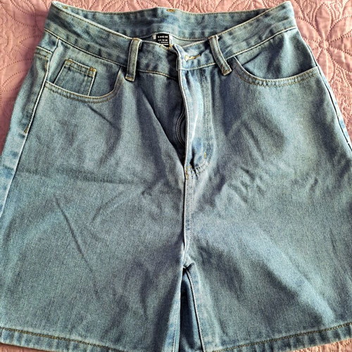 Shein denim shorts, size L, blue