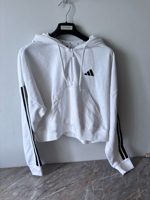 Adidas short sweatshirt new, black and white, size L