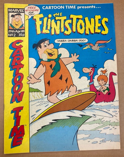  MARVEL 1989 Hanna Barbera The Flintstones #2 29th Apr 89 se kali katastasi timi 8 evro