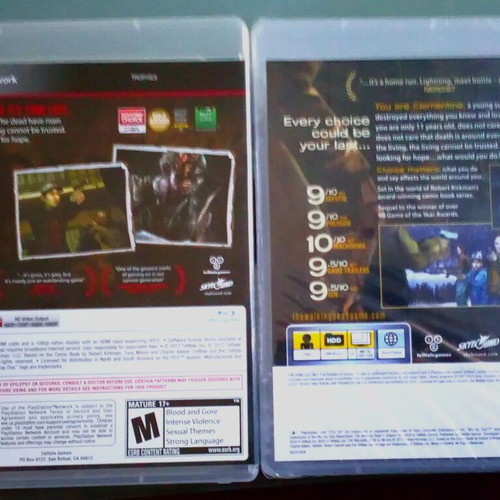 The Walking Dead PS3 game pack, season 1 and sealed season 2