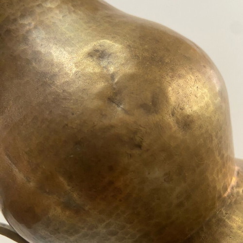 Antique brass pitcher