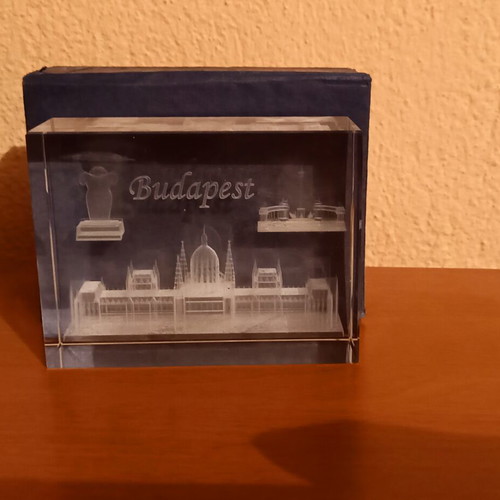 Crystal souvenir Hungary like new