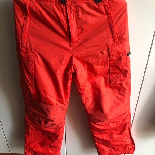 Red Landsend ski pants size 14 kids or small women like new