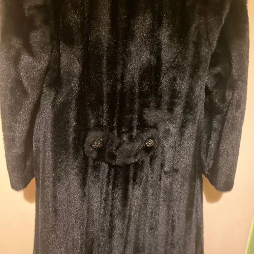 Black coat size S/36/8 like new