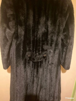 Black coat size S/36/8 like new