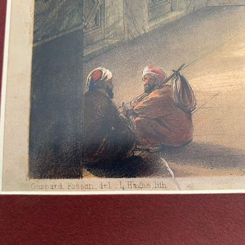 Aya Sofia lithograph print Constantinople like new