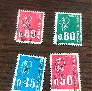 Γραμματόσημα Γαλλία 1971