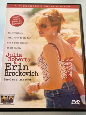 Erin Brockovich DVD μεταχειρισμένο, δράμα, βιογραφία με υπότιτλους