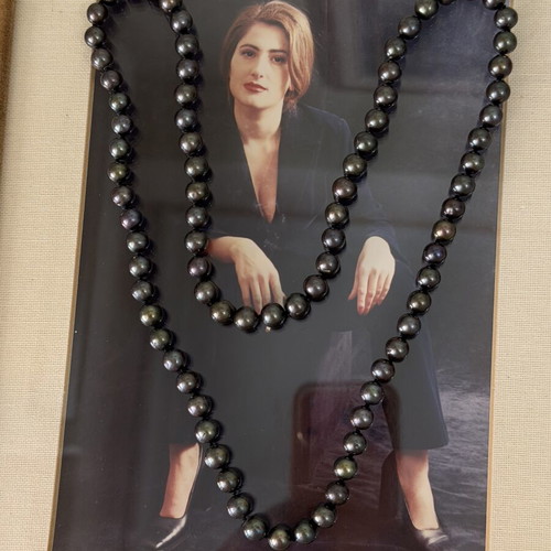 Vintage Italian Long Pearl Necklace like new