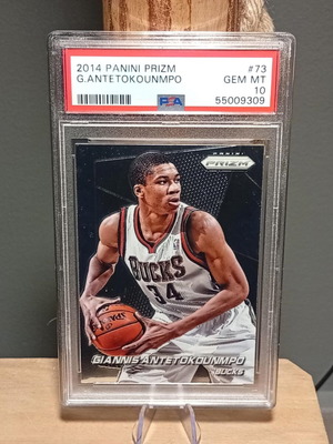 2014-15 Panini Prizm Giannis Antetokounmpo 2nd Year PSA 10 card new