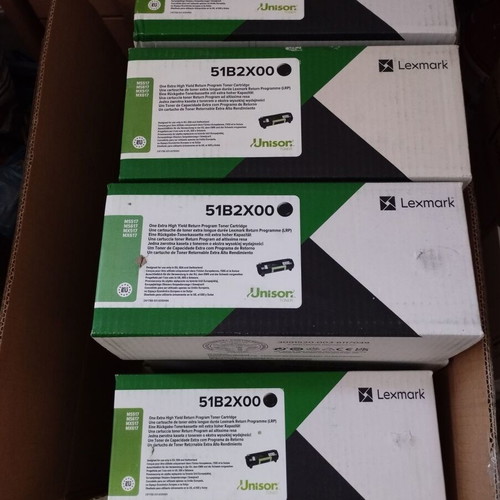 Lexmark Genuine Toner Black Extra High Yield 51B2X00 New