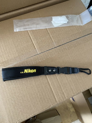 Nikon wrist strap with logo