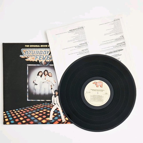 Saturday Night Fever double vinyl record used 1977