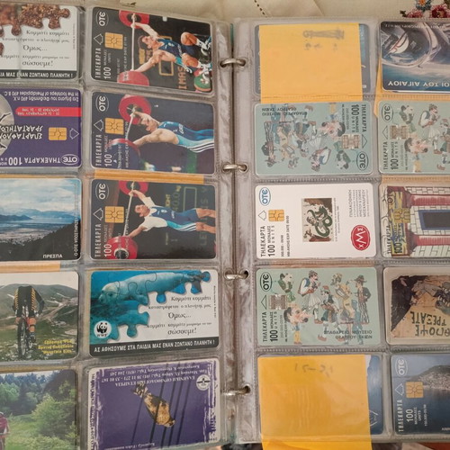 Collectible phone cards like new, 330 rare Greek and some foreign