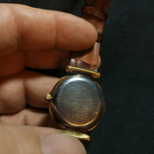Leonard men's wristwatch used, manual wind, slim profile