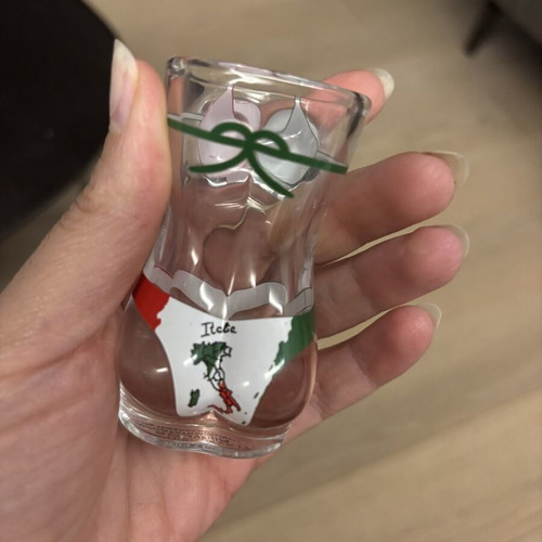 Souvenir shot glass from Italy