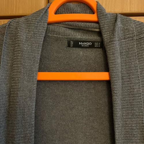 Mango cardigan gray like new, size M