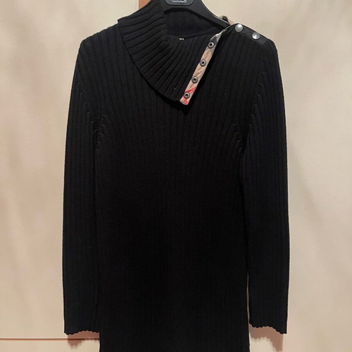 Burberry wool dress like new, black, size S