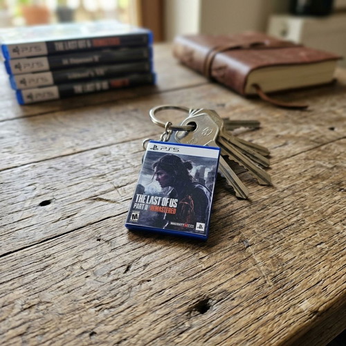 The Last Of Us 2 PS5 game box 3D printed keychain