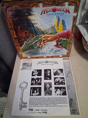 Helloween Keeper of the Seven Keys Part II vinyl used, metal